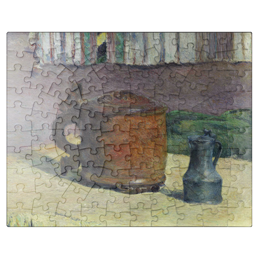 puzzleplate Still Life: Wood Tankard and Metal Pitcher 1880 by Paul Gauguin 100 Jigsaw Puzzle
