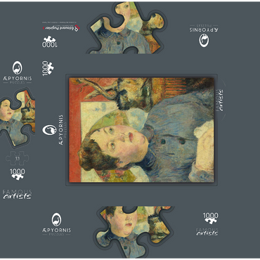 Madame Alexandre Kohler (ca. 1887-1888) by Paul Gauguin 1000 Jigsaw Puzzle box 3D Modell