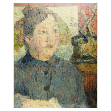 puzzleplate Madame Alexandre Kohler 1887-1888 by Paul Gauguin 100 Jigsaw Puzzle