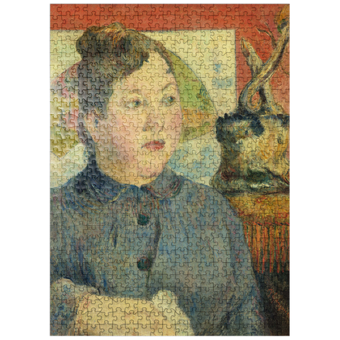 puzzleplate Madame Alexandre Kohler 1887-1888 by Paul Gauguin 500 Jigsaw Puzzle