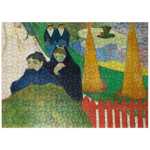 puzzleplate Mistral Arlésiennes 1888 by Paul Gauguin 500 Jigsaw Puzzle