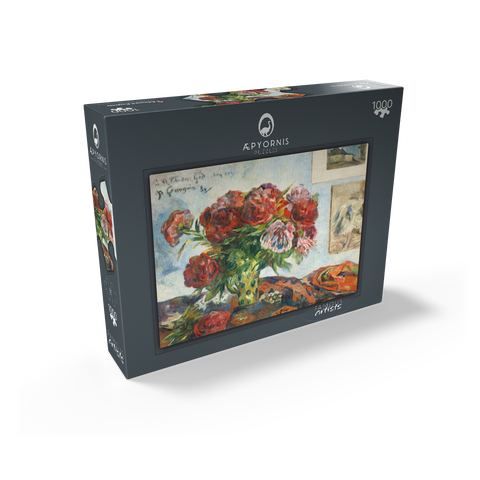 Still Life with Peonies (1884) by Paul Gauguin 1000 Jigsaw Puzzle box view1
