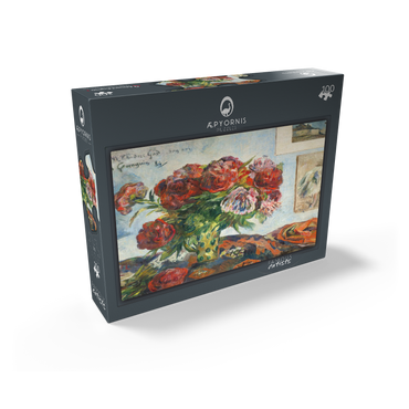 Still Life with Peonies 1884 by Paul Gauguin 100 Jigsaw Puzzle box view1