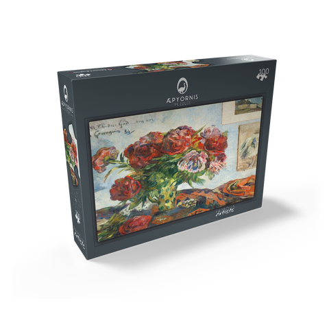 Still Life with Peonies 1884 by Paul Gauguin 100 Jigsaw Puzzle box view1