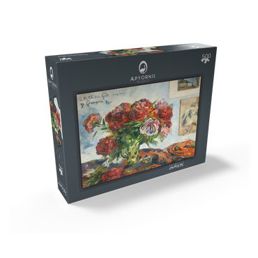 Still Life with Peonies 1884 by Paul Gauguin 500 Jigsaw Puzzle box view1