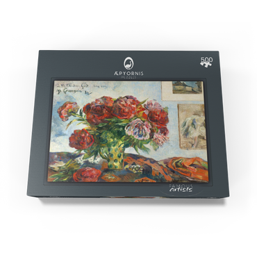 Still Life with Peonies 1884 by Paul Gauguin 500 Jigsaw Puzzle box view1