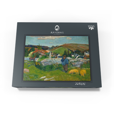 The Swineherd (1888) by Paul Gauguin 1000 Jigsaw Puzzle box view1