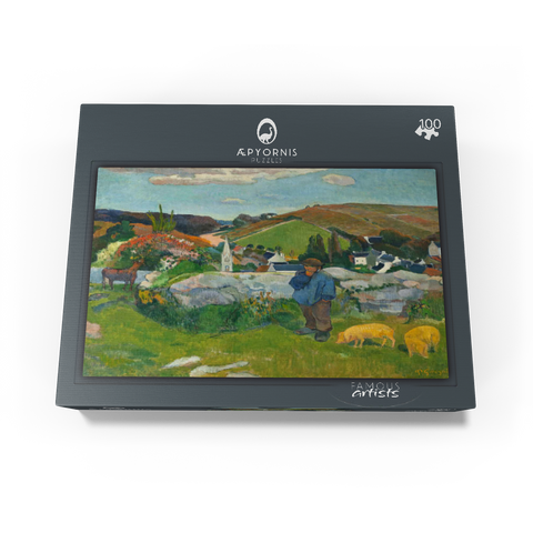 The Swineherd 1888 by Paul Gauguin 100 Jigsaw Puzzle box view1