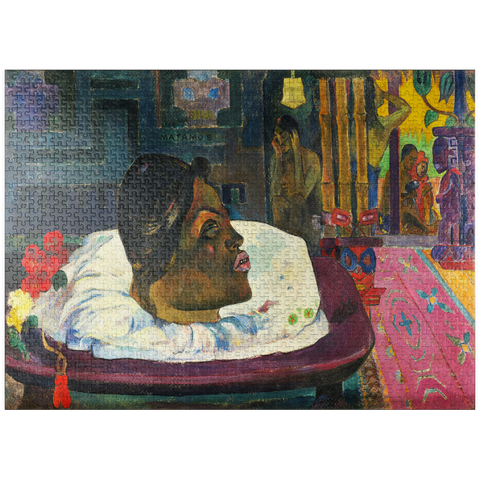 puzzleplate The Royal End (Arii Matamoe) (1892) by Paul Gauguin 1000 Jigsaw Puzzle
