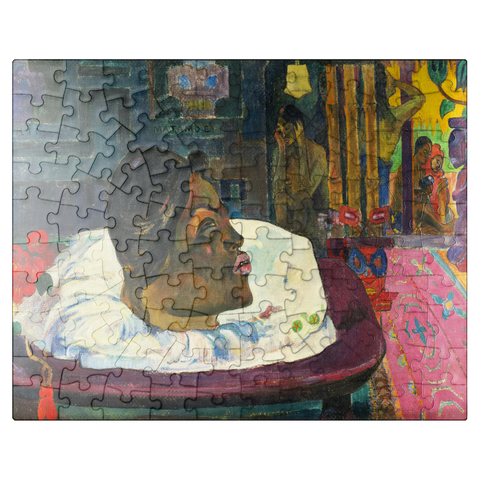 puzzleplate The Royal End (Arii Matamoe) 1892 by Paul Gauguin 100 Jigsaw Puzzle