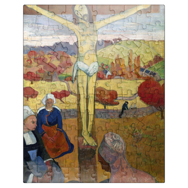puzzleplate Paul Gauguins The Yellow Christ Le Christ jaune 1886 100 Jigsaw Puzzle