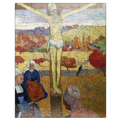 puzzleplate Paul Gauguins The Yellow Christ Le Christ jaune 1886 100 Jigsaw Puzzle