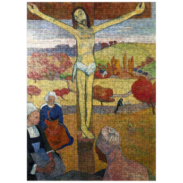 puzzleplate Paul Gauguins The Yellow Christ Le Christ jaune 1886 500 Jigsaw Puzzle