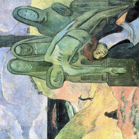 Paul Gauguin's The Green Christ (1889) 1000 Jigsaw Puzzle 3D Modell