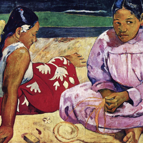 Paul Gauguin's Tahitian Women on the Beach (1891) 1000 Jigsaw Puzzle 3D Modell