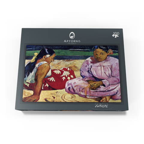 Paul Gauguins Tahitian Women on the Beach 1891 100 Jigsaw Puzzle box view1