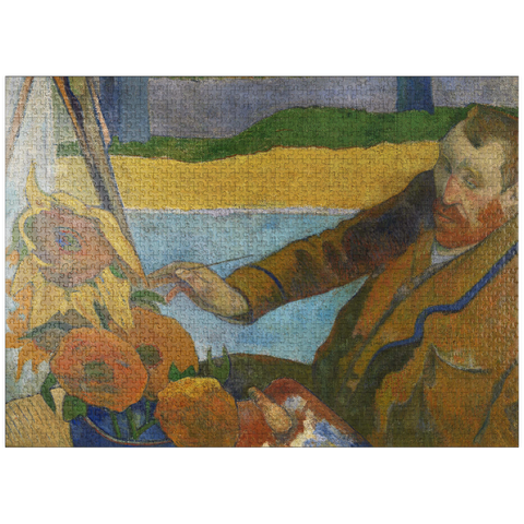 puzzleplate Paul Gauguin's The Painter of Sunflowers (1888) 1000 Jigsaw Puzzle