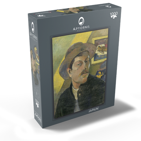 Paul Gauguin's Self-Portrait in a Hat (1893) 1000 Jigsaw Puzzle box view1