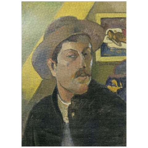 puzzleplate Paul Gauguin's Self-Portrait in a Hat (1893) 1000 Jigsaw Puzzle