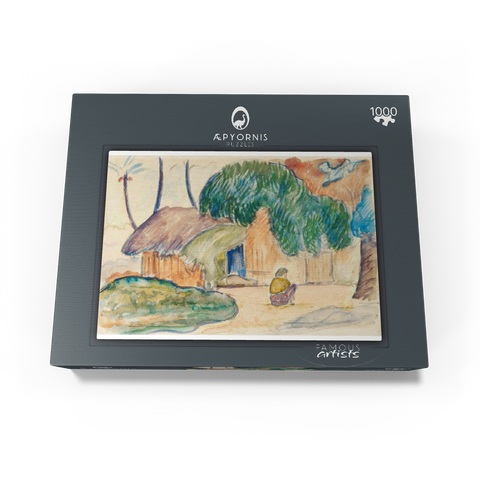 Tahitian Hat (ca. 1891-1893) by Paul Gauguin 1000 Jigsaw Puzzle box view1