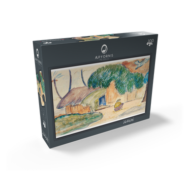 Tahitian Hat ca. 1891-1893 by Paul Gauguin 100 Jigsaw Puzzle box view1
