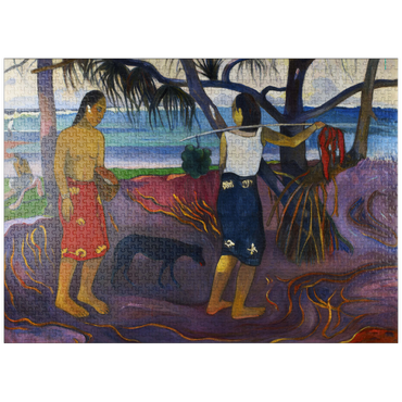 puzzleplate Paul Gauguin's I Raro Te Oviri (Under the Pandanus) (1891) 1000 Jigsaw Puzzle