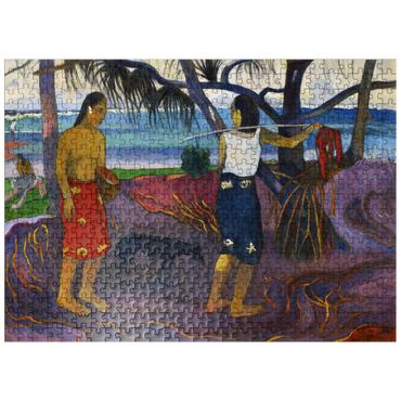 puzzleplate Paul Gauguins I (Raro Te Oviri) Under the Pandanus 1891 500 Jigsaw Puzzle
