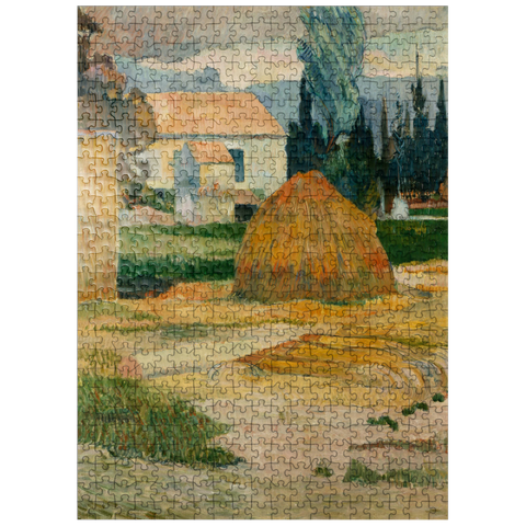 puzzleplate Paul Gauguins Landscape near Arles 1888 500 Jigsaw Puzzle