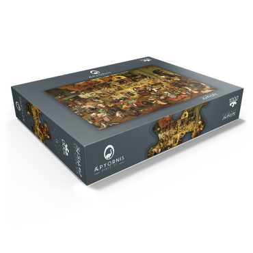 The Fight between Carnival and Lent, 1559, by Pieter Bruegel the Elder 1000 Jigsaw Puzzle box view1