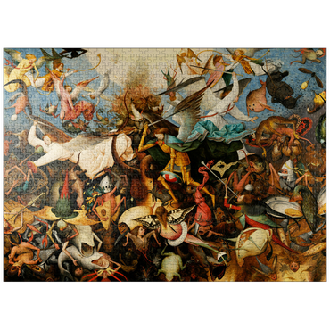 puzzleplate The Fall of the Rebel Angels, 1562, by Pieter Bruegel the Elder 1000 Jigsaw Puzzle