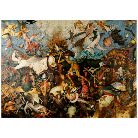 puzzleplate The Fall of the Rebel Angels, 1562, by Pieter Bruegel the Elder 1000 Jigsaw Puzzle