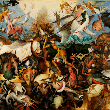 The Fall of the Rebel Angels, 1562, by Pieter Bruegel the Elder 1000 Jigsaw Puzzle 3D Modell