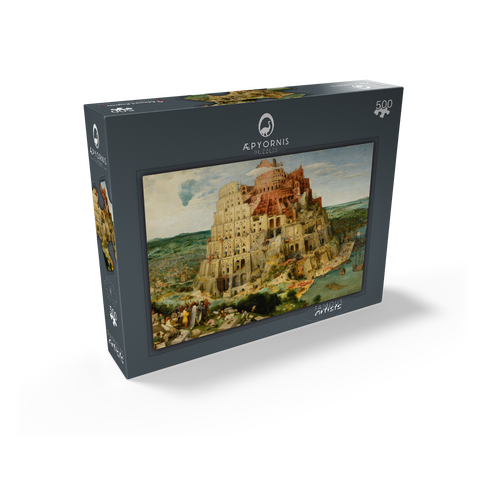 The Tower of Babel 1563 by Pieter Bruegel the Elder 500 Jigsaw Puzzle box view1