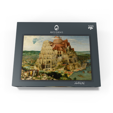The Tower of Babel 1563 by Pieter Bruegel the Elder 500 Jigsaw Puzzle box view1