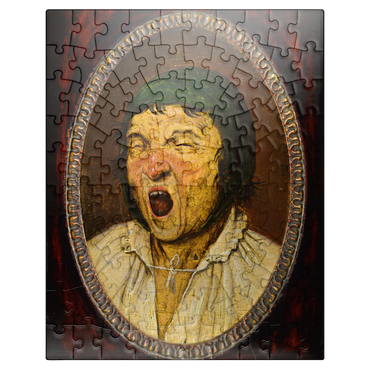 puzzleplate Yawning Man 1563 by Pieter Bruegel the Elder 100 Jigsaw Puzzle