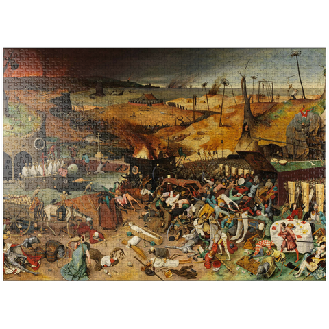 puzzleplate The Triumph of Death, 1563, by Pieter Bruegel the Elder 1000 Jigsaw Puzzle