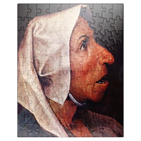 puzzleplate Portrait of an Old Woman 1563 by Pieter Bruegel the Elder 100 Jigsaw Puzzle