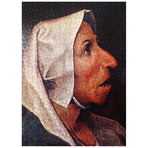 puzzleplate Portrait of an Old Woman 1563 by Pieter Bruegel the Elder 500 Jigsaw Puzzle