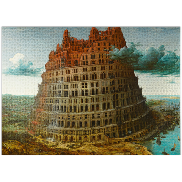 puzzleplate The Little Tower of Babel, 1563, by Pieter Bruegel the Elder 1000 Jigsaw Puzzle