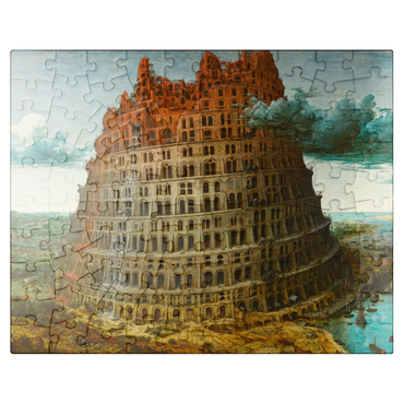 puzzleplate The Little Tower of Babel 1563 by Pieter Bruegel the Elder 100 Jigsaw Puzzle