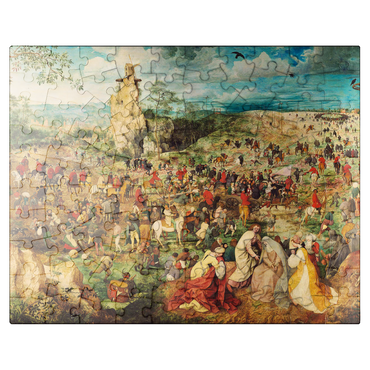 puzzleplate The Procession to Calvary 1564 by Pieter Bruegel the Elder 100 Jigsaw Puzzle