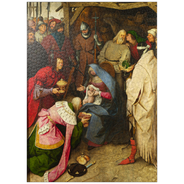 puzzleplate The Adoration of the Kings, 1564, by Pieter Bruegel the Elder 1000 Jigsaw Puzzle