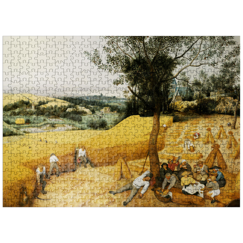 puzzleplate The Harvesters July-August 1565 by Pieter Bruegel the Elder 500 Jigsaw Puzzle