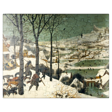 puzzleplate Hunters in the Snow 1565 by Pieter Bruegel the Elder 100 Jigsaw Puzzle