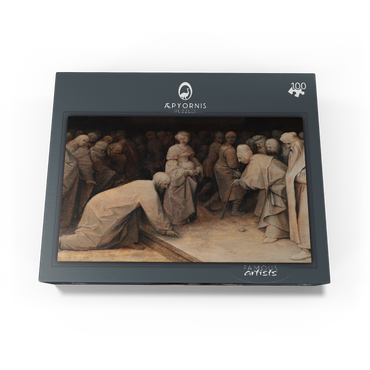 Christ and the Woman taken in Adultery 1565 by Pieter Bruegel the Elder 100 Jigsaw Puzzle box view1