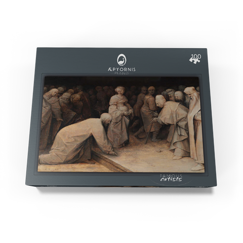 Christ and the Woman taken in Adultery 1565 by Pieter Bruegel the Elder 100 Jigsaw Puzzle box view1