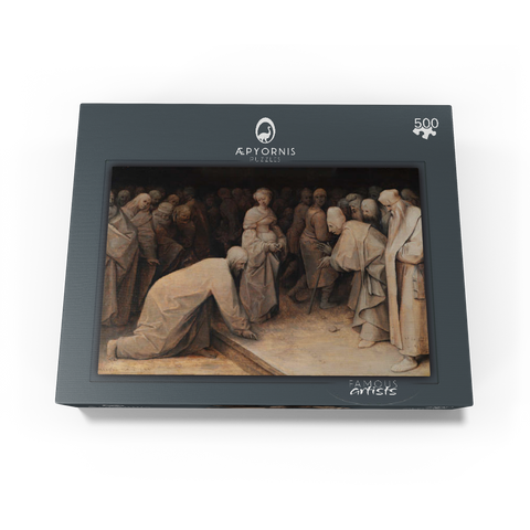 Christ and the Woman taken in Adultery 1565 by Pieter Bruegel the Elder 500 Jigsaw Puzzle box view1