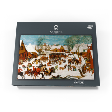 The Massacre of the Innocents 1566 by Pieter Bruegel the Elder 100 Jigsaw Puzzle box view1