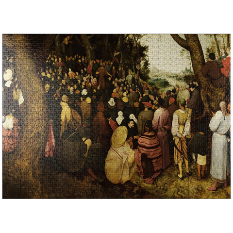 puzzleplate The Sermon of St. John the Baptist, 1566, by Pieter Bruegel the Elder 1000 Jigsaw Puzzle