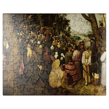 puzzleplate The Sermon of St. John the Baptist 1566 by Pieter Bruegel the Elder 100 Jigsaw Puzzle